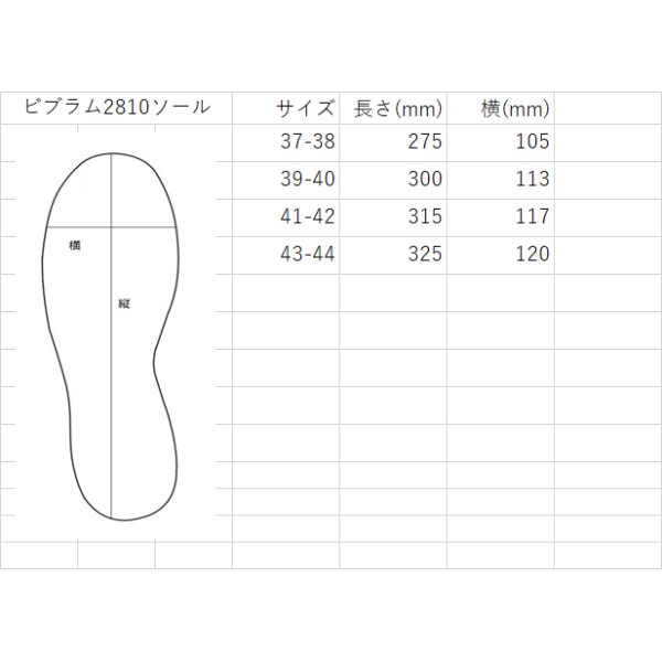 画像2: ビブラム2810ソール (2)